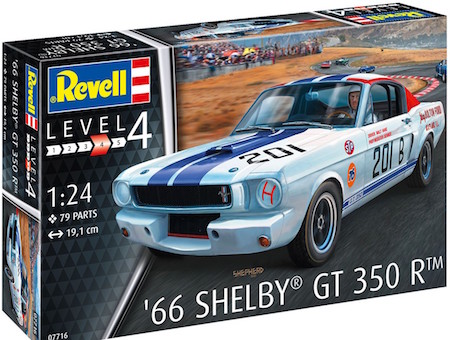 REVELL German Level 07716 1966 Shelby GT 350R Plastic Model