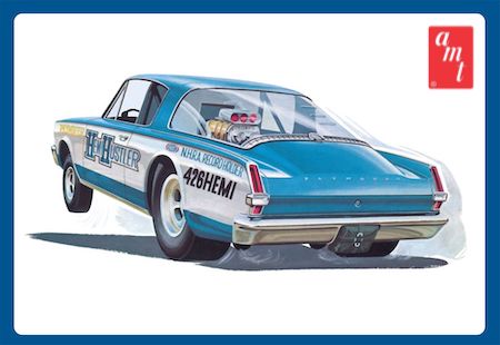 AMT 1966 Plymouth Barracuda Funny Car Hemi Hustler  Model Kit