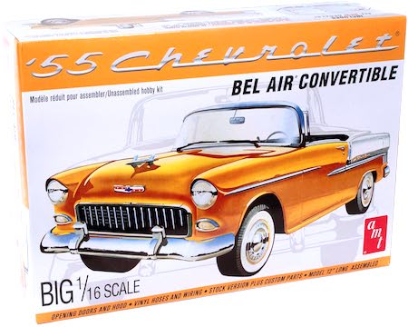 AMT 1/16 1955 Chevy Bel Air Convertible AMT1134 