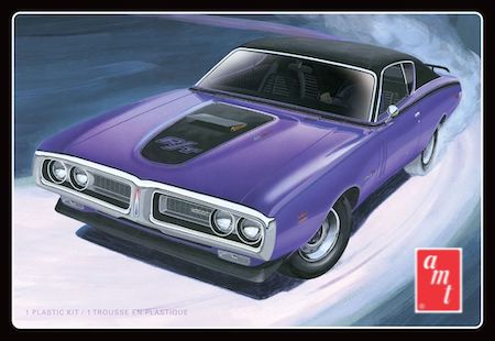 AMT 1971 Dodge Hemi Charger  Scale Model Kit