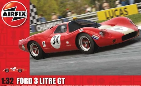 Airfix  Scale Ford 3 Litre GT Plastic Model 