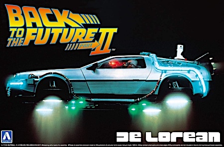 Aoshima Back to The Future Delorean from Part II