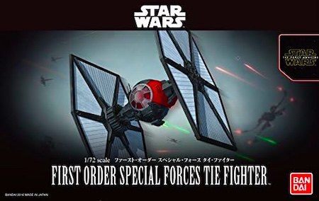 Bandai Hobby  Star Wars First Order Special Forces Tie Fighter  Scale