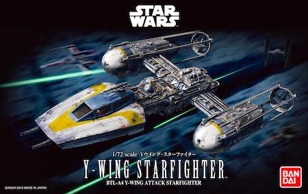 Bandai Hobby Star Wars  Y-Wing Starfighter Building Kit
