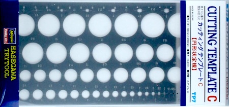 
Hasegawa TP7 cutting template