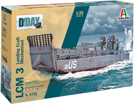 Italeri   LCM 3 Landing Craft  Model Building Kit,