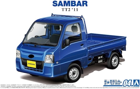 Aoshima Subaru Sambar Wr Blue Limited Model Kit