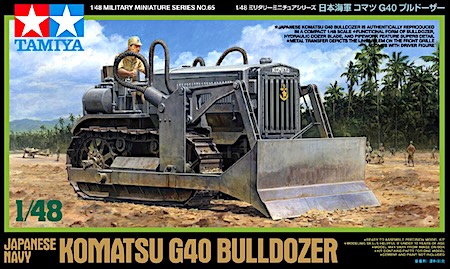 Tamiya Models Komatsu G40 Bulldozer Model Kit