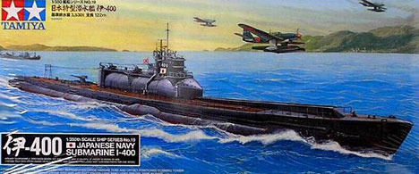 tamiya I400 submarine japanese model