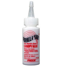 clear canopy model glue
