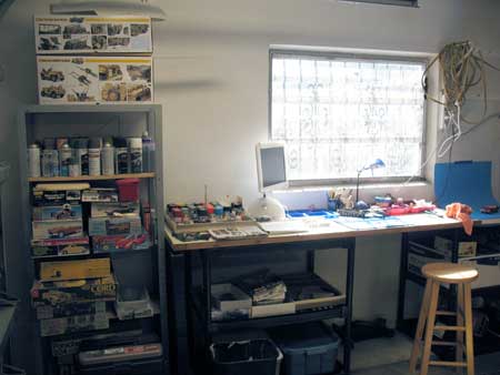 wood workbench
