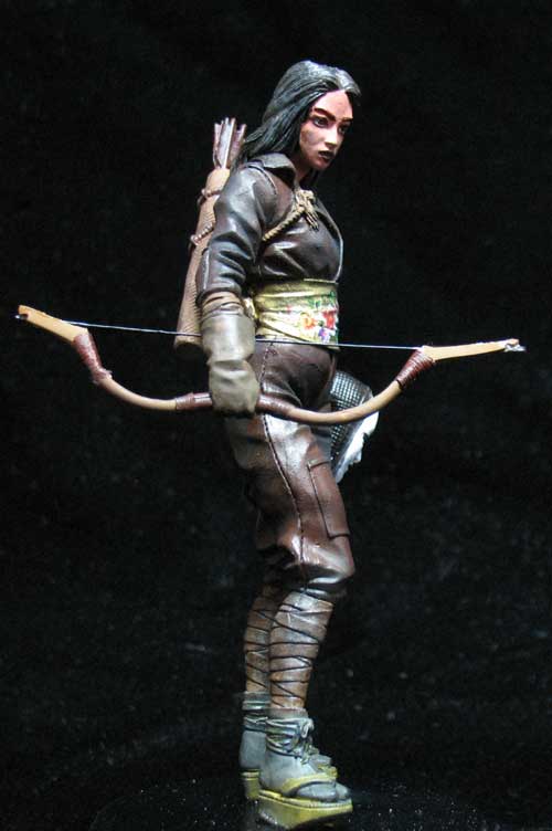 arrow girl yukimo resin figure