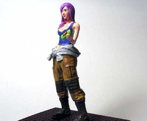 aaliyah resin figure model