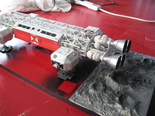 space 1999 eagle rear view engines