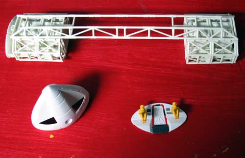 model eagle spine and cockpit
