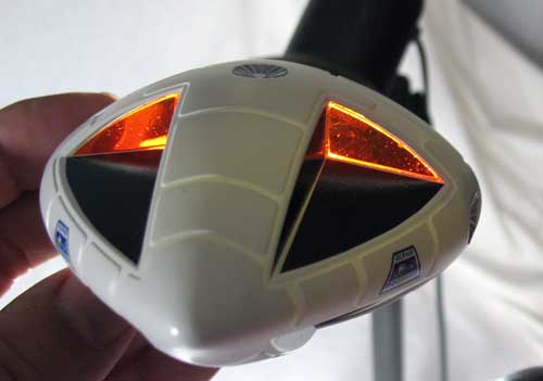 orange tinted glass for nose cone on eagle model