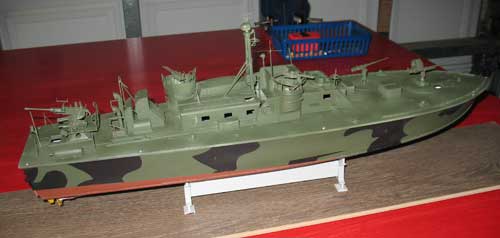 italerimodel pt boat elco 80 foot painting
