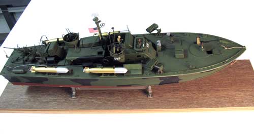 finished elco pt boat by italeri
