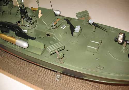 forward deck for pt boat 596