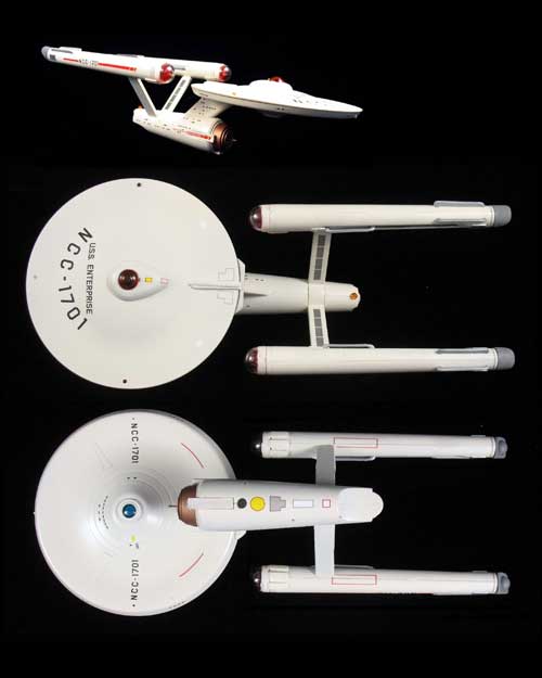 polar lights uss enterprise snap kits