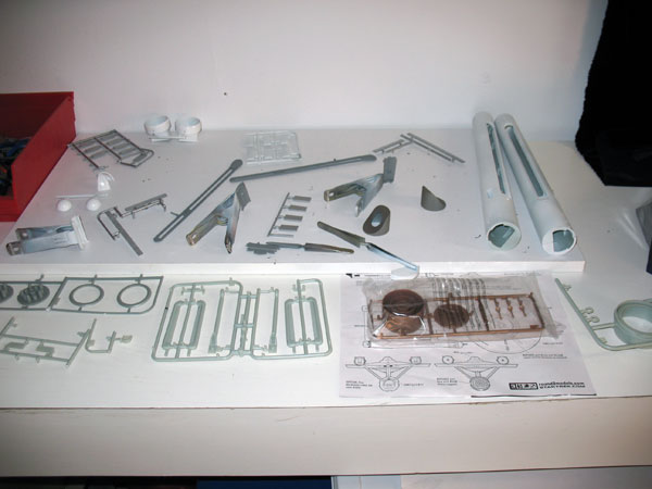star trek enterprise painted parts