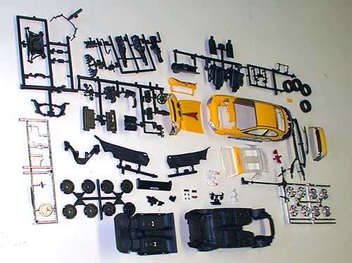 polar lights gto model car parts