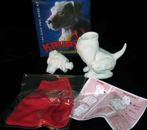 moebius krypto dog superman model figure
