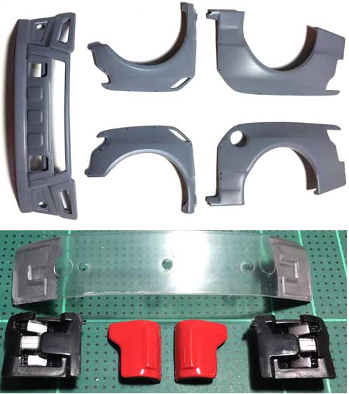 resin pandem parts