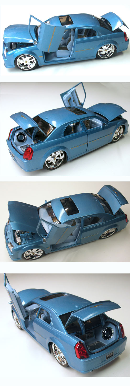 TRevell Chrysler 300C with Scissor Doors Model Car Kit.