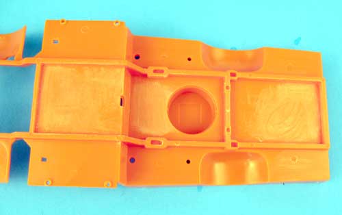 chassis with hole to fill