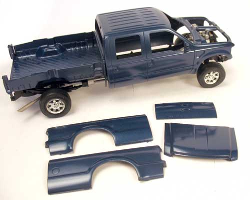 meng ford body painted blue
