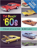 bill coulter the sizzlin 60's decade of cars by scale book