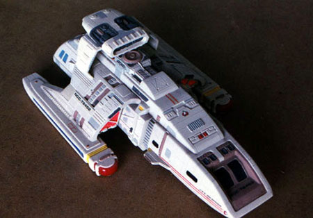 monogram star trek deep space nine ds9 shuttle model