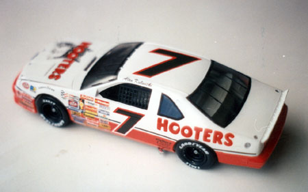 monogram alan kuwicki ford thunderbird nascar model car