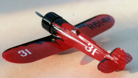 travel air mystery oil race plane model testors