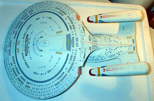 monogram revell uss enterprise 1701-d star trek model