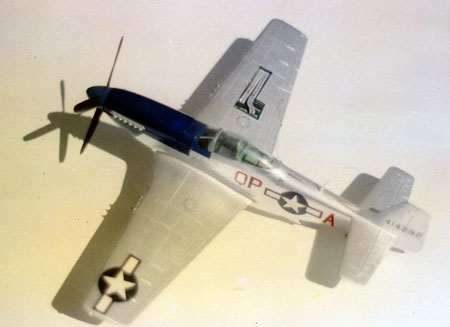 hasegawa p-51 mustang model