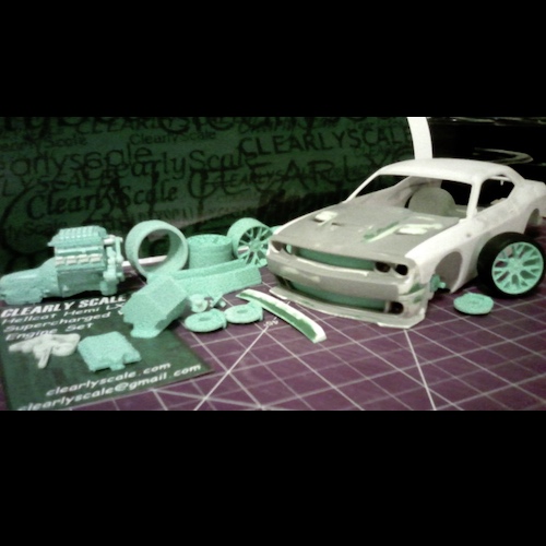 2016 Dodge Challenger Hellcat - Clearly Scale